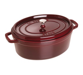 Garnek żeliwny Cocotte 6,7l 33cm grenadynowy