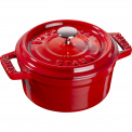 Garnek żeliwny Mini Cocotte 250ml czerwony - 1