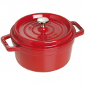 Cocotte Cast Iron Pot 1.7L 18cm Red