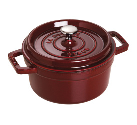 Garnek żeliwny Cocotte 18cm 1,7l grenadynowy