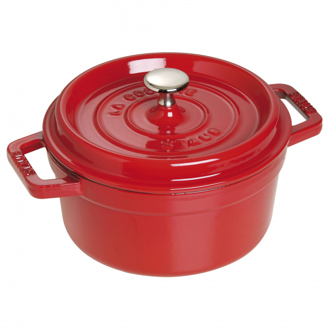 Garnek żeliwny Cocotte 20cm 2,2l czerwony