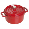 Cocotte Cast Iron Pot 2.6L 22cm Red - 1