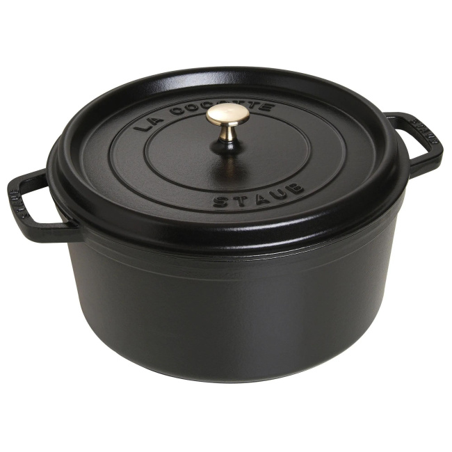 Garnek żeliwny Cocotte 30cm 8,35l czarny