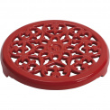Cast Iron Stand 23cm Red - 1