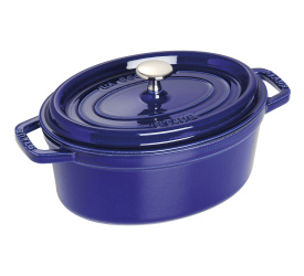 Garnek żeliwny Cocotte 23cm 2,35l niebieski