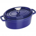 Garnek żeliwny Cocotte 23cm 2,35l niebieski - 1