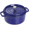 Garnek żeliwny Cocotte 24cm 3,8l niebieski