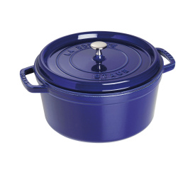 Garnek żeliwny Cocotte 28cm 6,7l niebieski