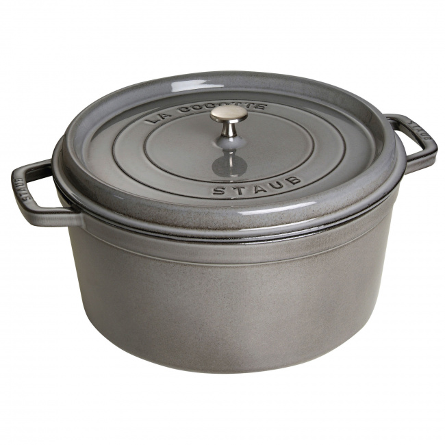 Garnek żeliwny Cocotte 34cm 12,6l grafitowy