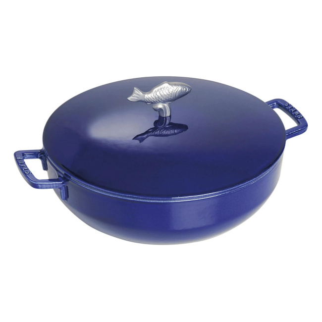 Cocotte Fish Soup Pot 4.65L Blue 29cm