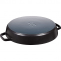 Cast Iron Skillet 34cm with Two Handles Black - 2