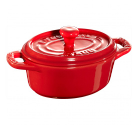 Garnek Mini Cocotte oval 200ml czerwony