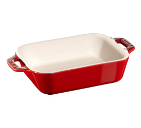 Półmisek ceramiczny Cooking 400ml 14x11cm czerwony