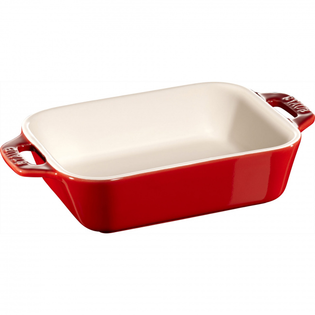 Ceramic Baking Dish 400ml 14x11cm Red - 1