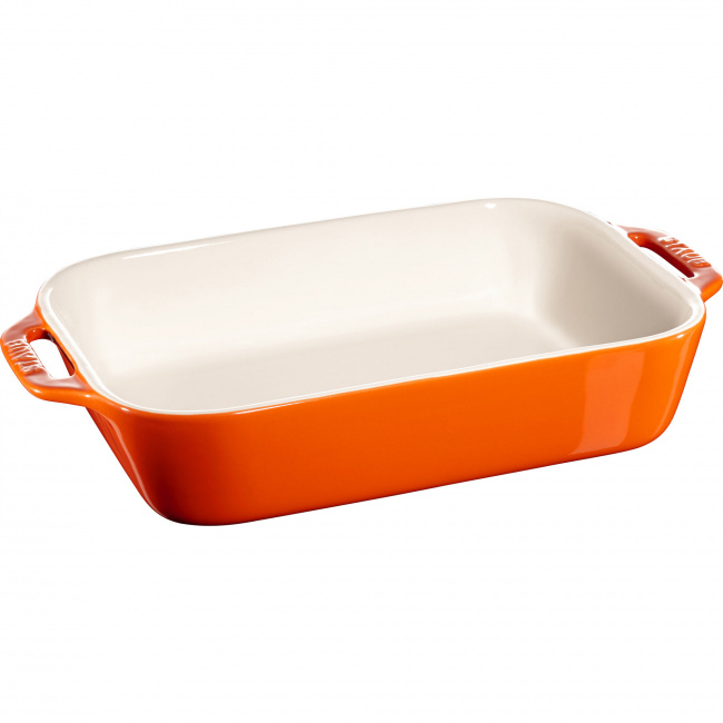 Ceramic Baking Dish 400ml Orange - 1