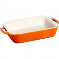 Ceramic Baking Dish 1.1L 16x20cm Orange