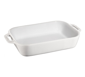 Półmisek ceramiczny Cooking 2,4l 27x20cm biały