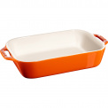 Półmisek ceramiczny Cooking 2,4l 27x20cm pomarańczowy - 1