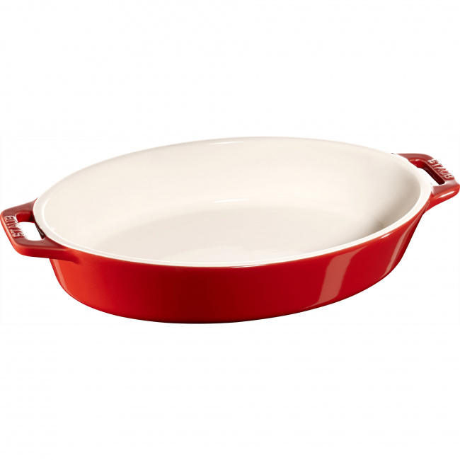 Półmisek ceramiczny Cooking 1,1l 23x28,4cm czerwony