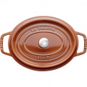 Garnek żeliwny Cocotte 29cm 4,2l cynamonowy - 2