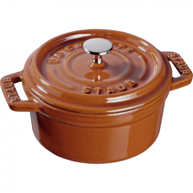 Mini Cocotte Cast Iron Pot 250ml Cinnamon - 1