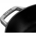 Cast Iron Braising Pan with Lid 24cm Graphite - 5