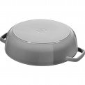 Cast Iron Braising Pan with Lid 24cm Graphite - 6