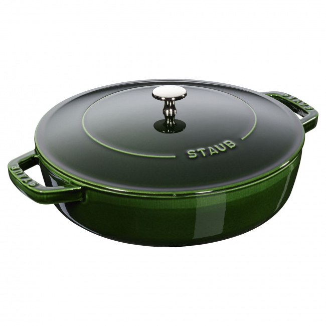 Cast Iron Braising Pan with Lid 24cm - 1