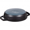 Cast Iron Pan with Two Handles 20cm Black - 2