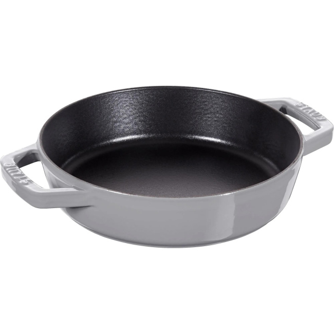 Cast Iron Pan with Two Handles 20cm Graphite