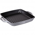 Cast Iron Grill Pan with Two Handles 28cm Graphite - 1