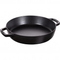 Cast Iron Pan with Two Handles 26cm Black - 1