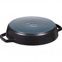 Cast Iron Pan with Two Handles 26cm Black - 2