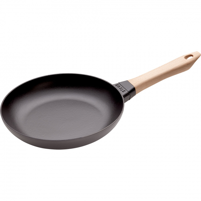 Cast Iron Pan 24cm with Wooden Handle