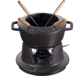 Zestaw do fondue 16cm czarny