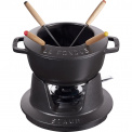 Zestaw do fondue 16cm czarny - 1
