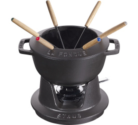 Zestaw do fondue 18cm czarny