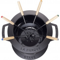 Zestaw do fondue 18cm czarny - 5