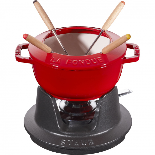 Zestaw do fondue 16cm czerwony