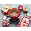 Zestaw do fondue 18cm czerwony - 4