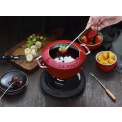 Zestaw do fondue 18cm czerwony - 3