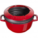 Zestaw do fondue 18cm czerwony - 10