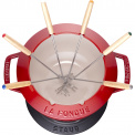 Fondue Set 18cm Red - 9