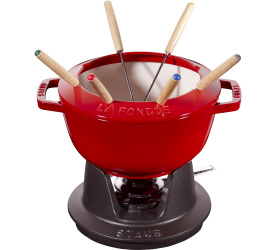 Zestaw do fondue 20cm czerwony