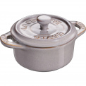 Mini Cocotte Pot 200ml 10cm Antique Grey - 1