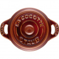 Mini Cocotte Pot 200ml 10cm Chestnut - 6