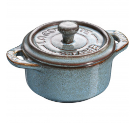 Garnek Mini Cocotte 200ml antyczny turkusowy