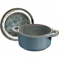 Mini Cocotte Pot 200ml 10cm Antique Turquoise - 5