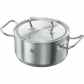 Twin Classic Pot 3L with Lid - Low - 1