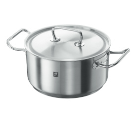 Garnek Twin Classic 24cm 4,5l z pokrywką niski